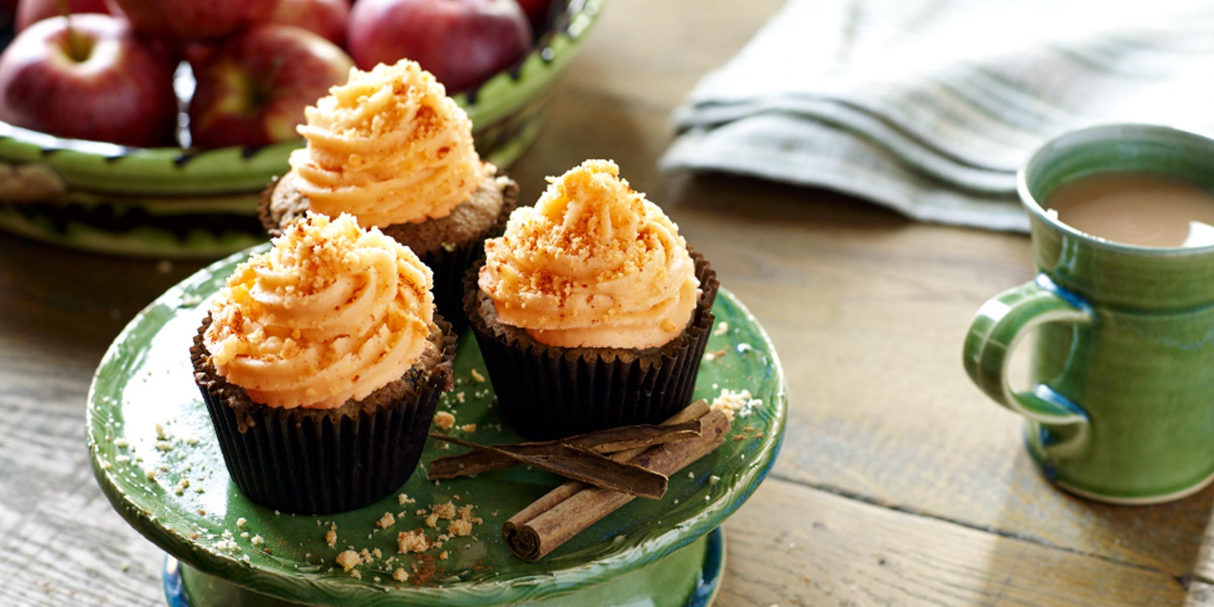 Celebrating Bake Off week six: Spooky Apple Crumble Muffins