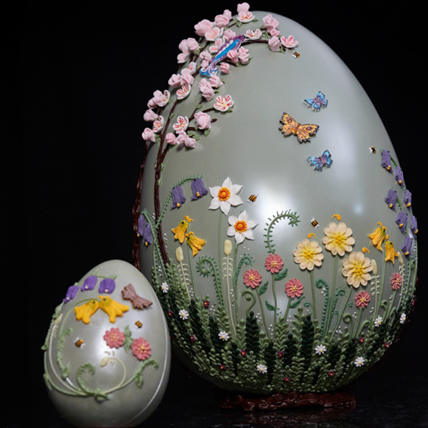 Delicious Hand-Painted Easter Egg from Betty's in Harrogate