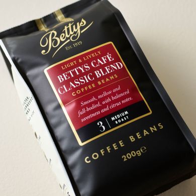 Bettys Café Classic Blend Coffee Beans & Coffee Caddy