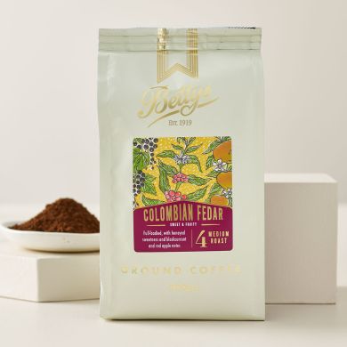 Bettys Single Origin Colombian Fedar Ground Coffee 200g