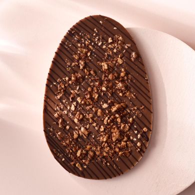 Honey & Walnut Milk Chocolate Flat Easter Egg