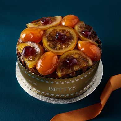 Jewelled Fruits Christmas Cake