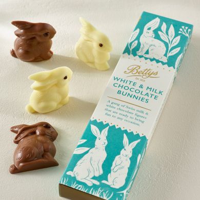 White & Milk Chocolate Bunnies