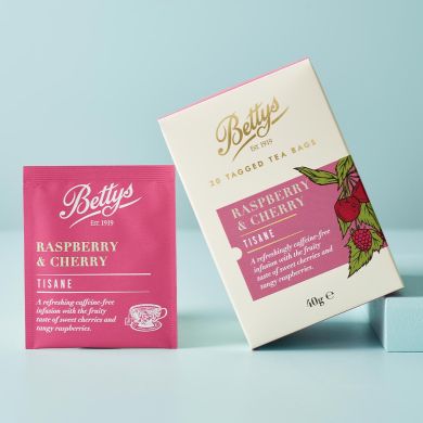 Bettys Raspberry & Cherry Tisane 20 Tea Bags