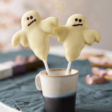 White Chocolate Ghost Lolly