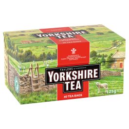 Box of Yorkshire Tea Bags editorial stock image. Image of view - 143810709