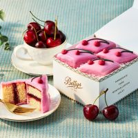 Cherry Fondant Fancies (Box Of 4)